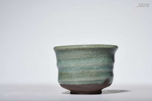 昭和
(1926-1989)青瓷窑变茶杯