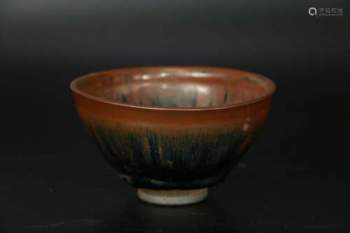 A Black Glazed Porcelain Bowl