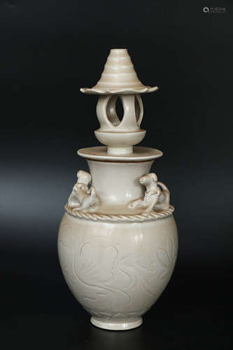 A Ding Kiln Porcelain Vase