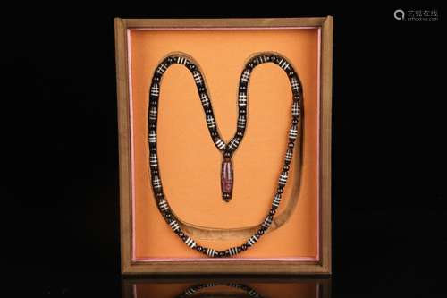 A Dzi Bead Necklace