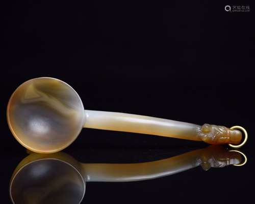 A Agate Spoon