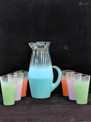 Vintage 7 pc. Blendo Beverage set