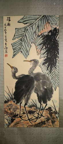 A Chinese Birds Painting Mark Li Kucan