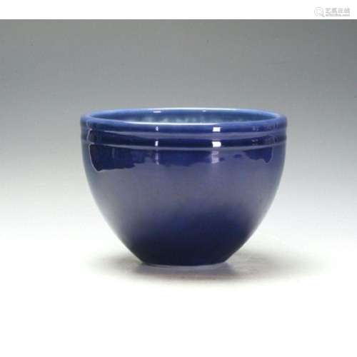 Qian Long Deep Blue Jar