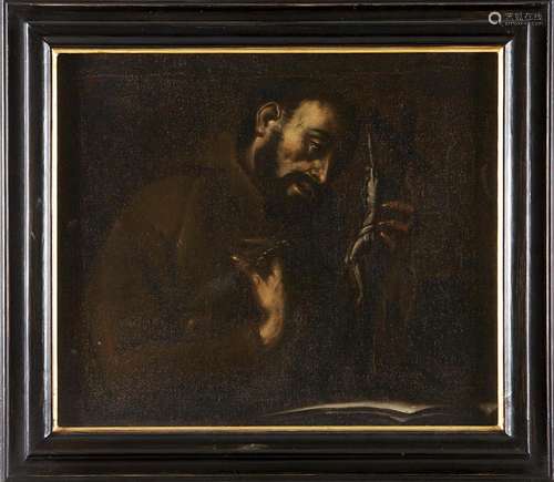 Lombard school, late 17th century Saint Francis adorating th...