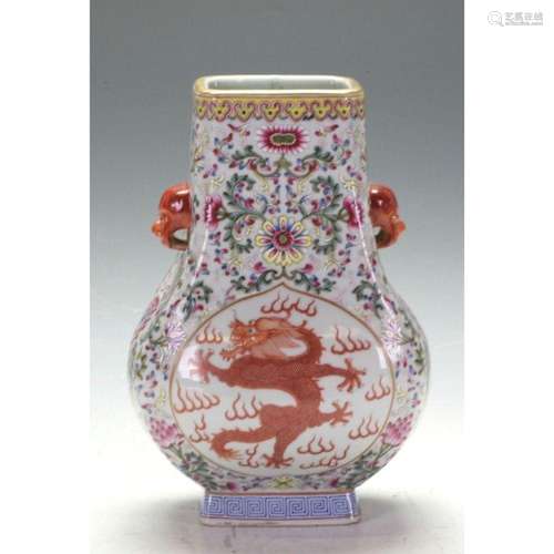 Chinese Famille Rose Vase