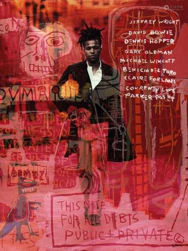 BrainRoy (né en 1980) "Basquiat" Hommage à Basquia...
