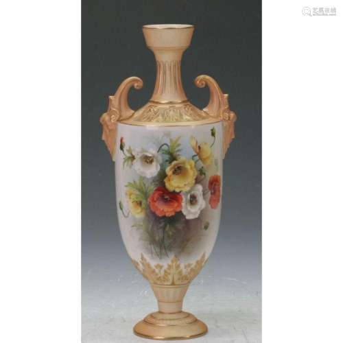 Royal Worcester Urn Shaped Vase