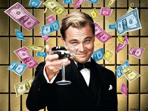 BrainRoy (né en 1980) "DiCaprio Wallstreet" Finiti...