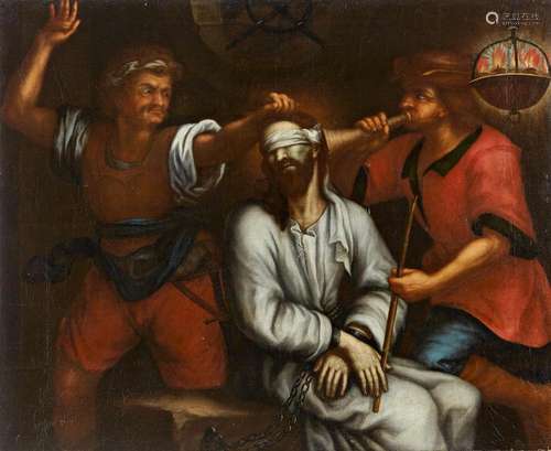 * Northern Italian school, 17th century The mocked Christ Oi...