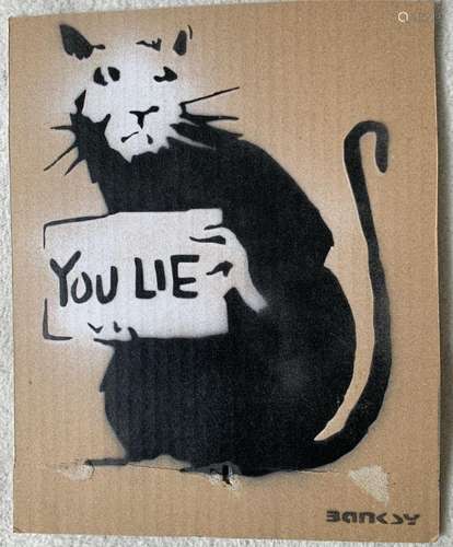 Banksy (d’après) - "Enjoy your free Art" Souvenir ...