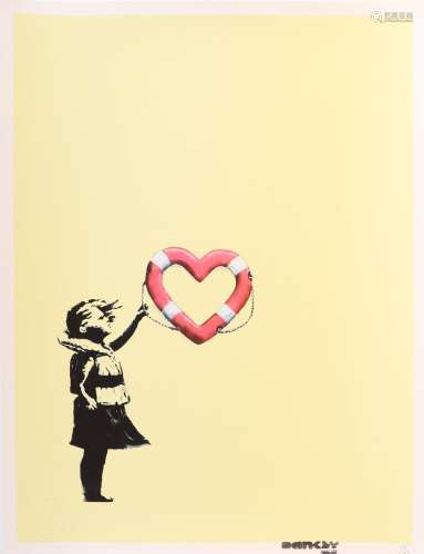 Banksy (d'aprés) X Post Modern Vandale Sérigraphie poly...