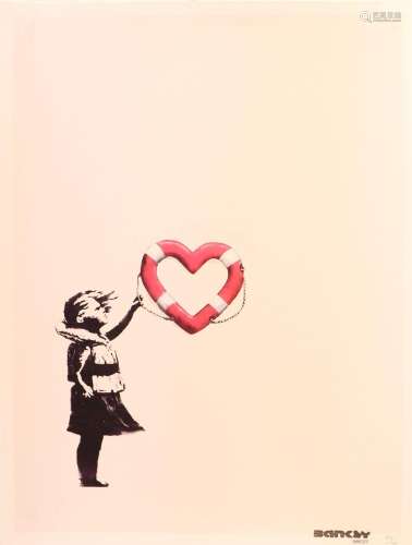 Banksy (d'aprés) X Post Modern Vandale Sérigraphie poly...