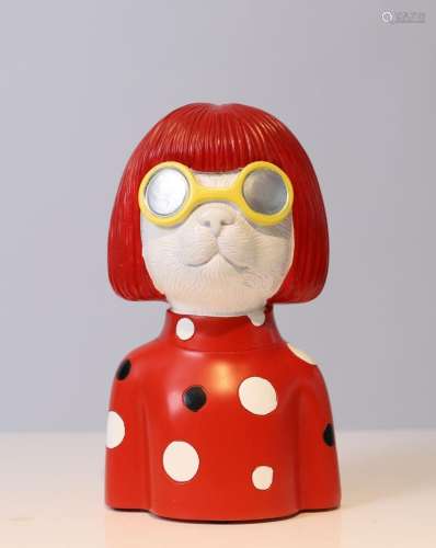 Yayoi Kusama (d’après) - Polka Dot Paperweight Sculpture en ...