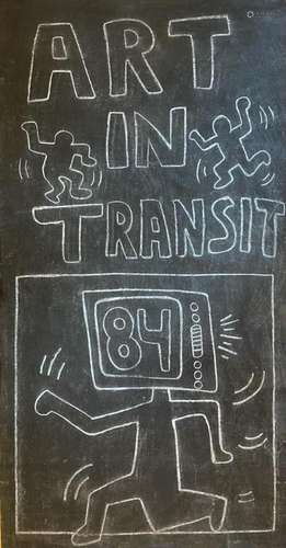 "Art in transit" de Keith Haring (1958-1990) Dessi...