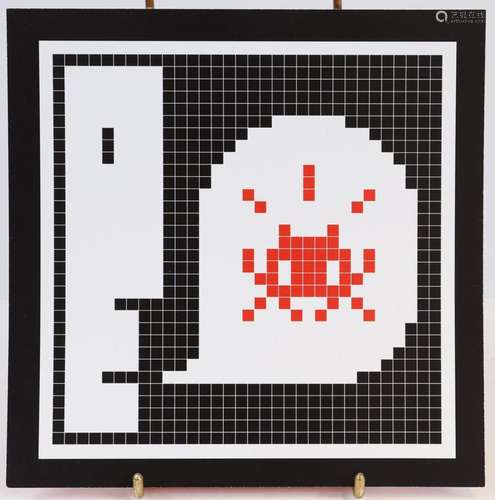 Invader (né en 1969) "Alert" 2020 Sérigraphie sur ...