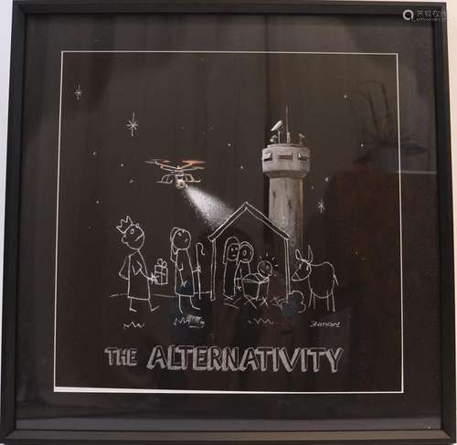 Banksy (d'aprés) "The Alternativity" 2017 Imp...