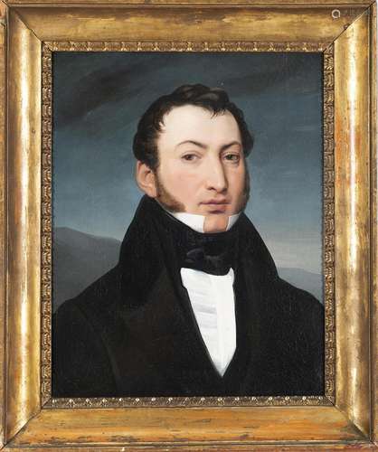 19th century school Portrait of a gentleman Oil on canvas, 5...