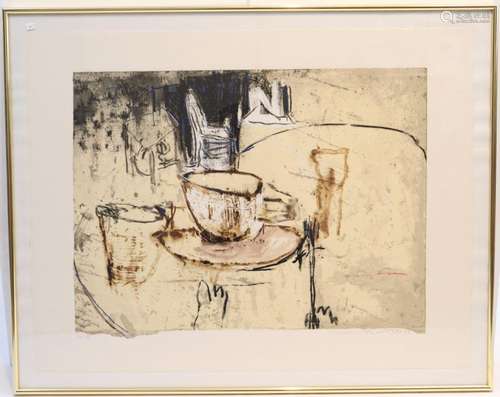 Patricia Lippert (née en 1956) Lithographie polychrome signé...