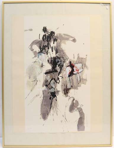 Patricia Lippert (née en 1956) Lithographie polychrome, sign...