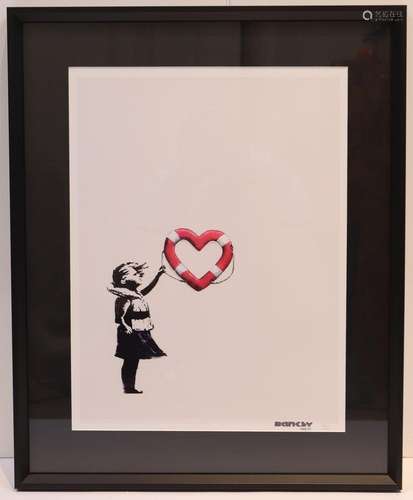 Banksy (d'aprés) X Post Modern Vandale Sérigraphie poly...