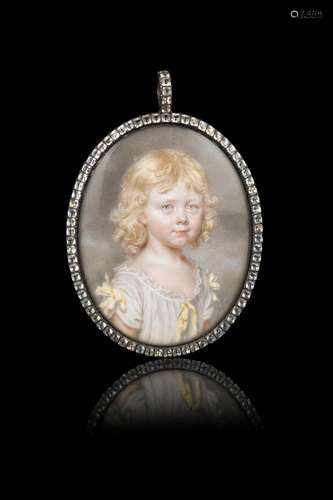 Artist of the 18th century "Portrait of a lady" mi...