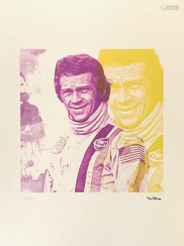 BrainRoy (né en 1980) "Steve McQueen, Le Mans" Lit...