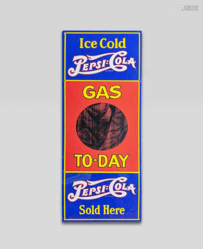 Collectible Pepsi Cola & Gas Metal Sign