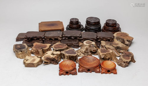 Estate Chinese Wood Stands
