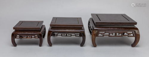 Chinese Wood Stand Sets