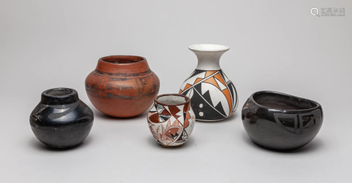 Native American Type Pottery Jars