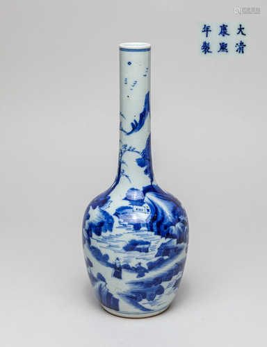 Chinese Porcelain Long Neck Vase