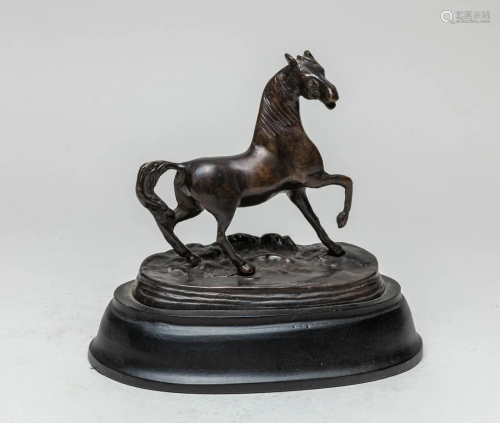 Collectible Vintage Bronze Horse Table Sculpture