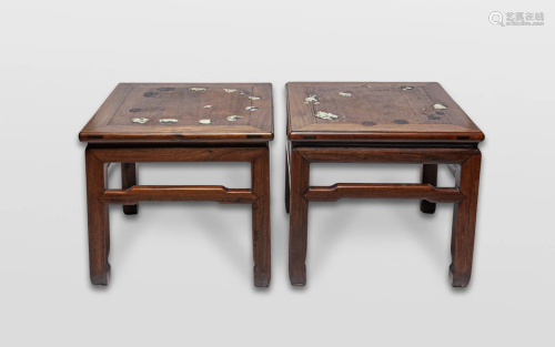 Pair Chinese Antique Short Table