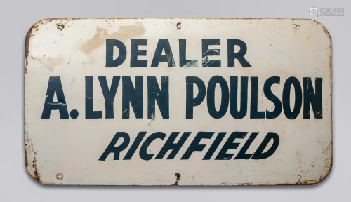 Dealer A. Lynn Poulson Richfield Sign