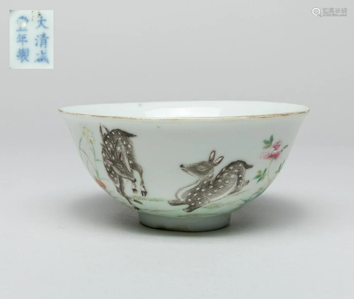 Chinese Famille Rose Porcelain Bowl