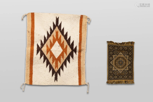 Two American Indian Navajo Type Rugs