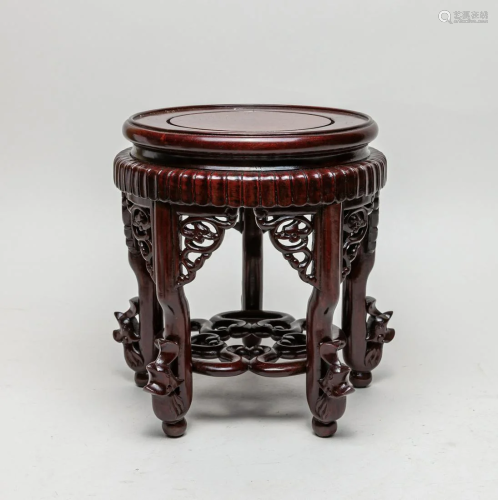 Large Chinese Rosewood Stand