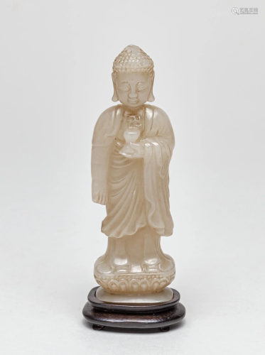 Collectible Chinese Jade Carved Buddha