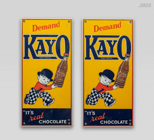 Set Demand Kayo Chocolate Drink Sign