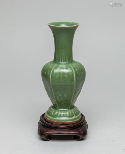 Chinese Longquan Type Porcelain Cabinet Vase
