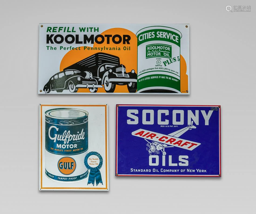 Estate Gulf, Koolmotor & Air Craft Sign