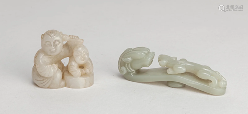 Chinese Jade Carved Toggles