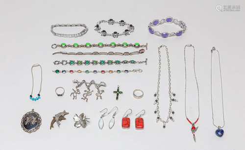 Estate Native American Silver Jewelries