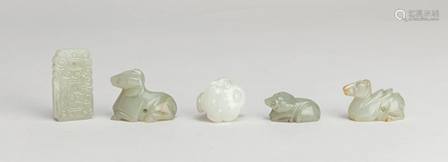 Rare Chinese Jade Toggles