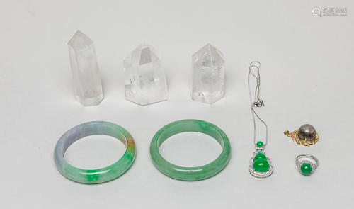 Collectible Chinese Jadeite / Gem Stone Jewelries