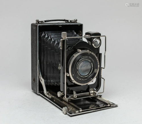Vintage Compur Folding Camera F Deckel Munchen