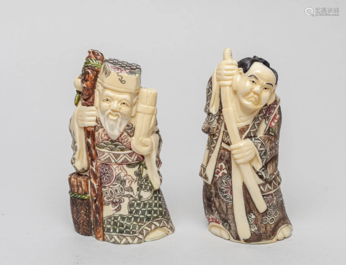 Japanese Vintage Carved Figures