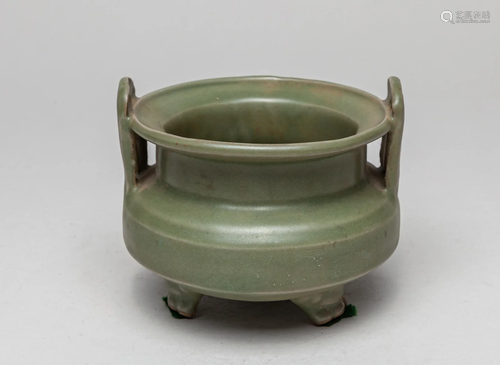 Chinese Longquan Type Porcelain Censer