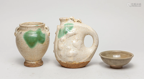 Set Korean Glazed Pottery Wares